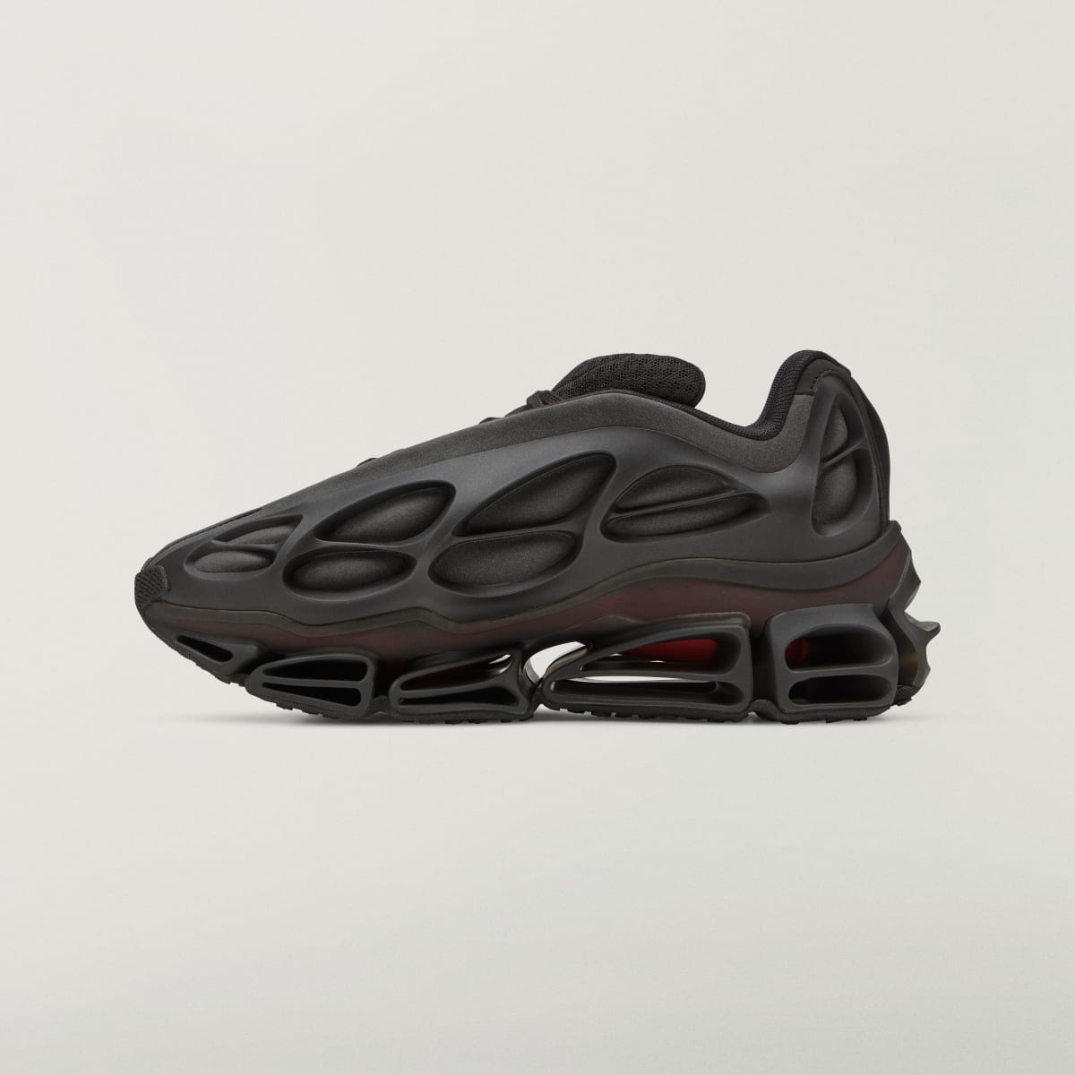 Adidas Men's Chavarria Megaride Bones - Core Black / Core Black / Better Scarlet - Image 7