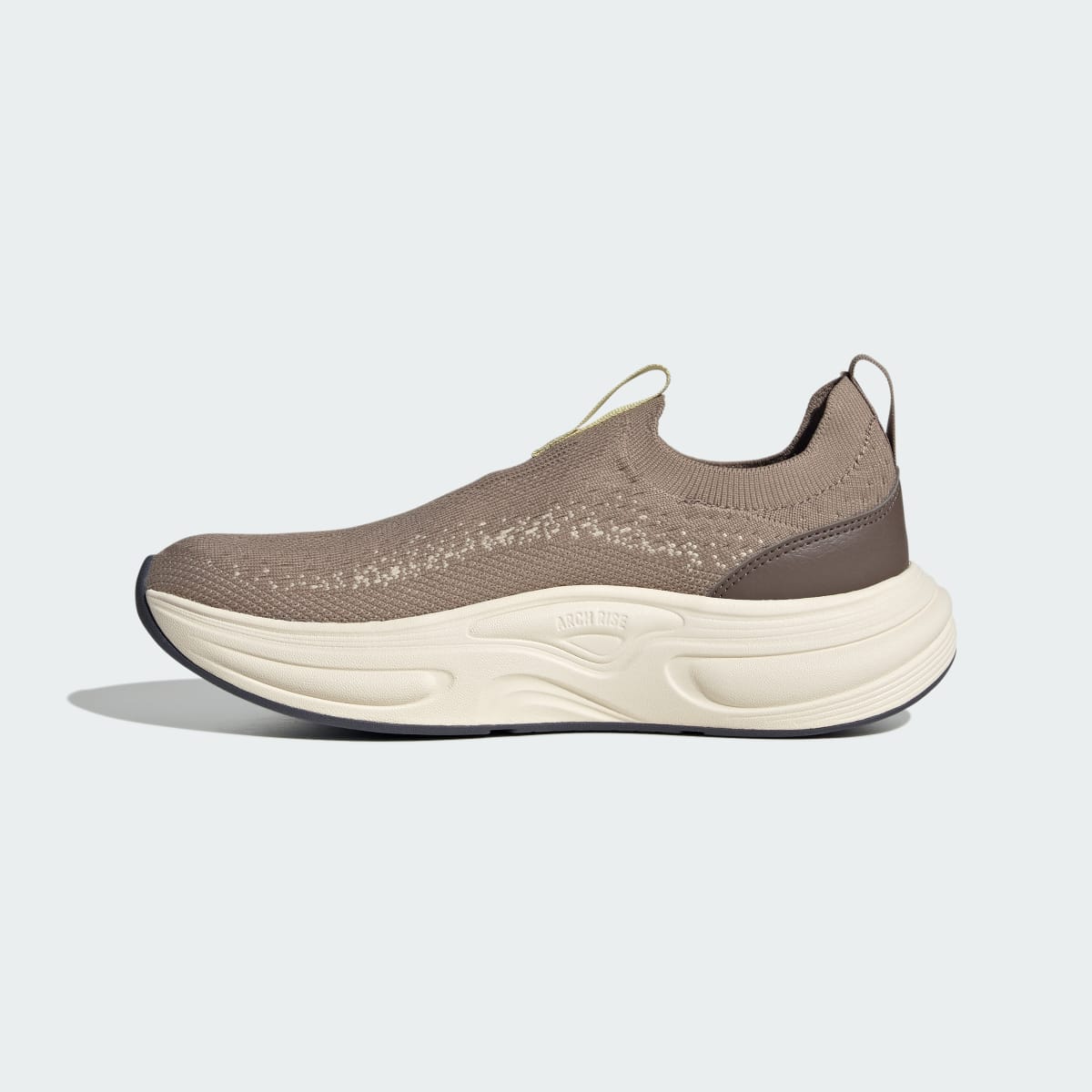 Adidas Women's Cloudfoam Cuxxion Sock Shoes - Chalky Brown / Earth Strata / Crystal Linen - Image 6