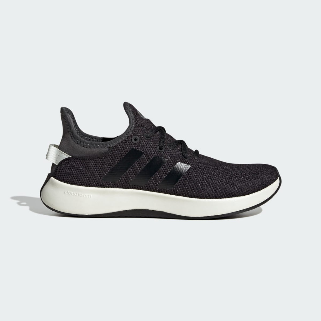 Adidas Women's Cloudfoam Pure Shoes - Core Black / Core Black / Grey Six - Image 1