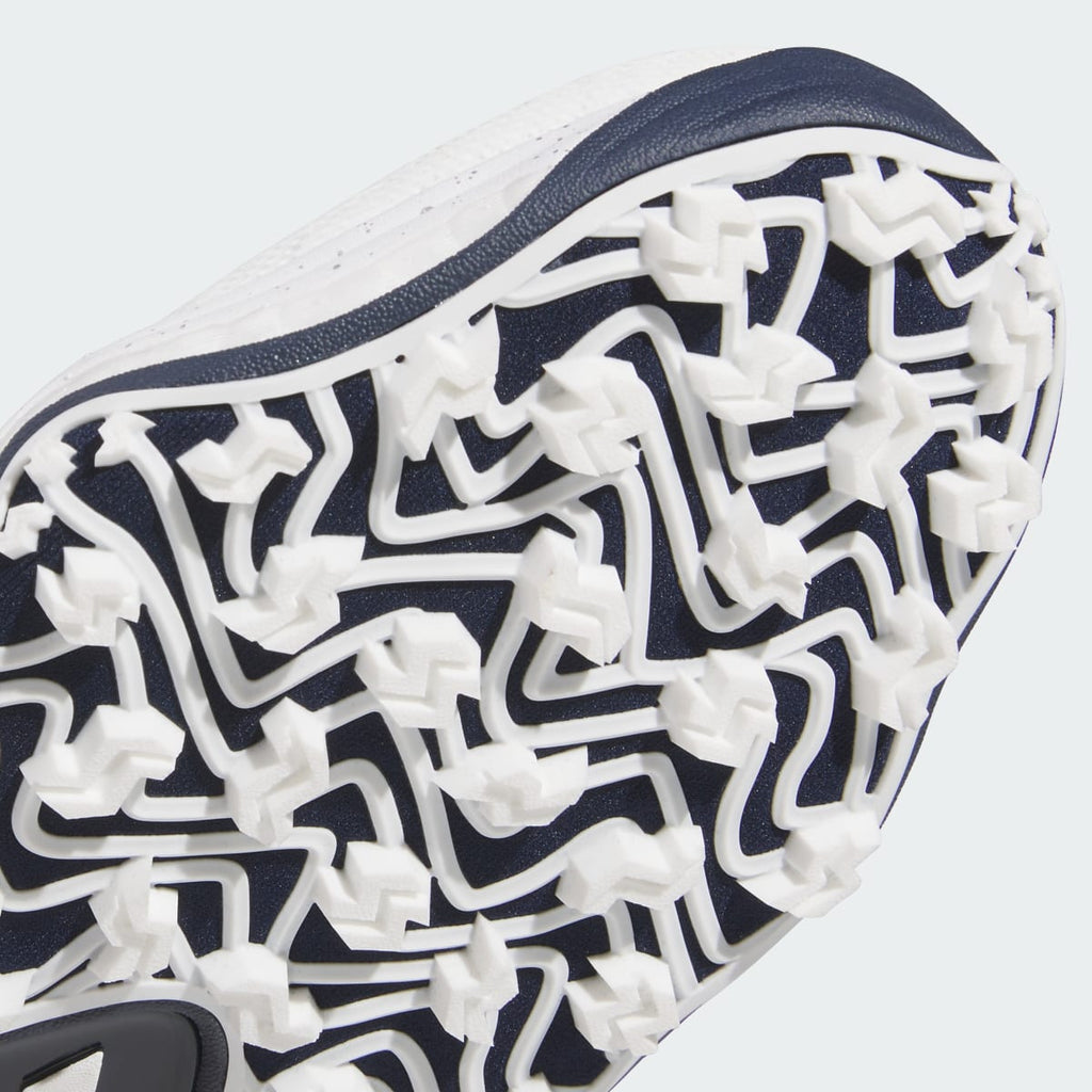 Adidas Men's Codechaos Boa 25 Spikeless Golf Shoes - Cloud White / Silver Metallic / Collegiate Navy - Image 9