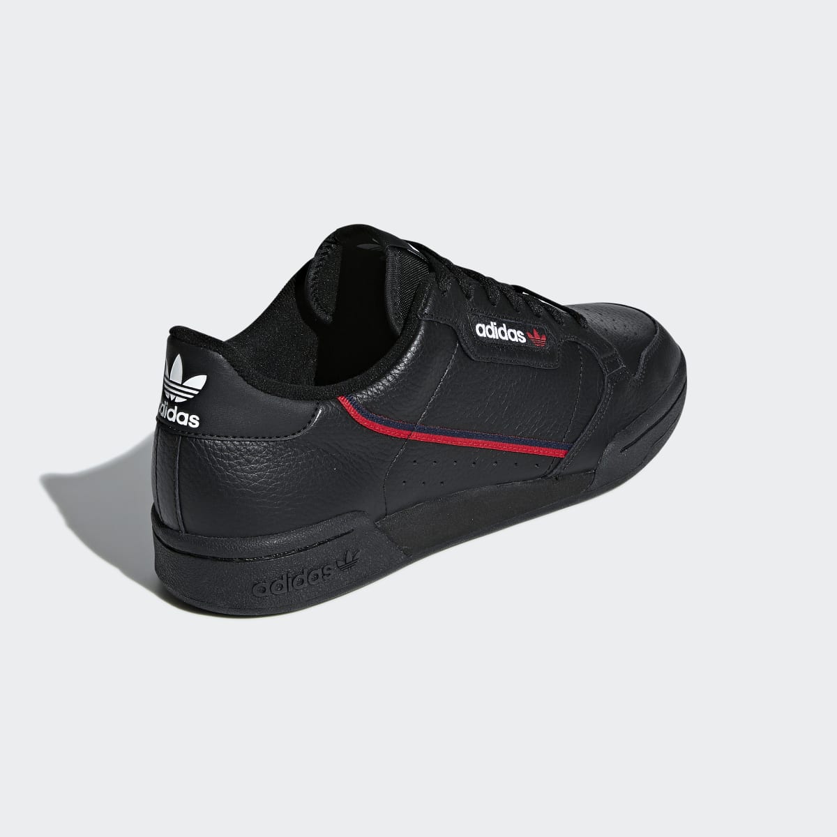 Adidas Men's Continental 80 Shoes - Core Black / Scarlet / Collegiate Navy - Image 5