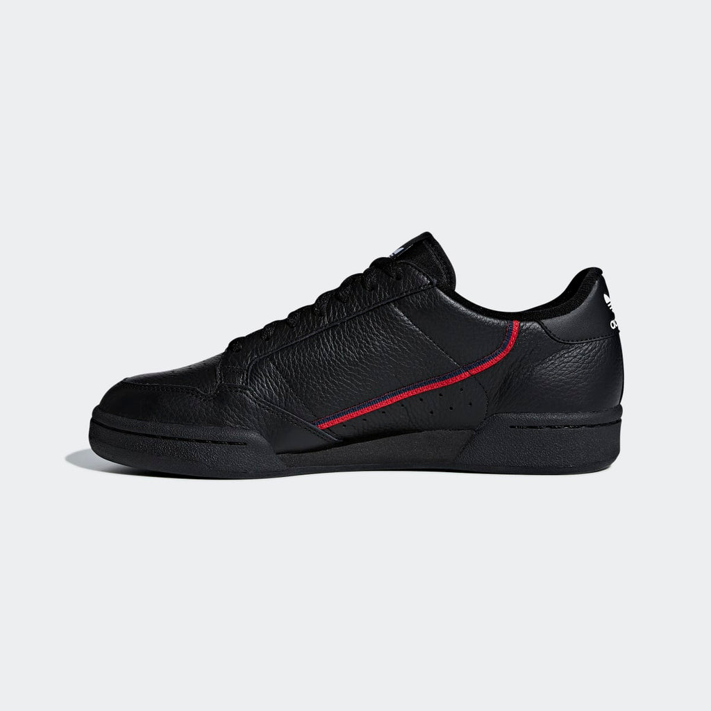 Adidas Men's Continental 80 Shoes - Core Black / Scarlet / Collegiate Navy - Image 6