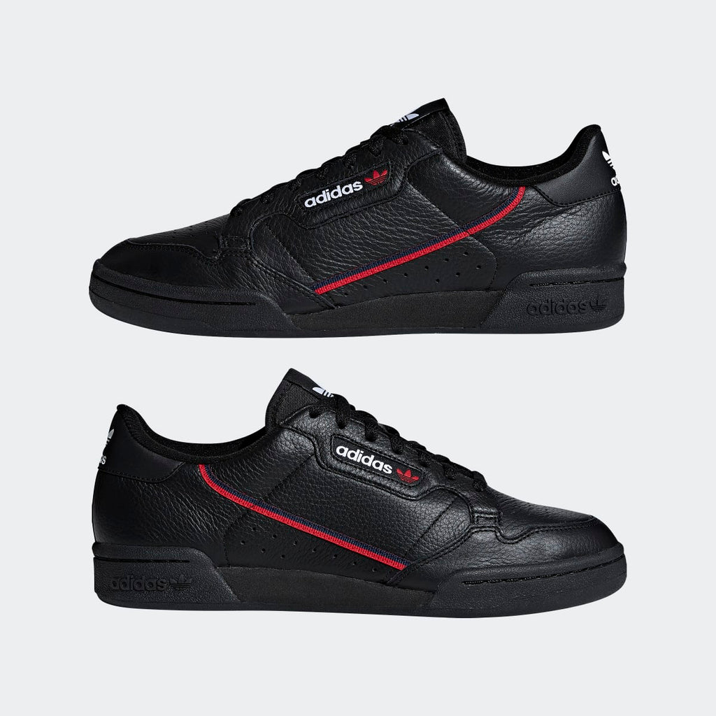 Adidas Men's Continental 80 Shoes - Core Black / Scarlet / Collegiate Navy - Image 8