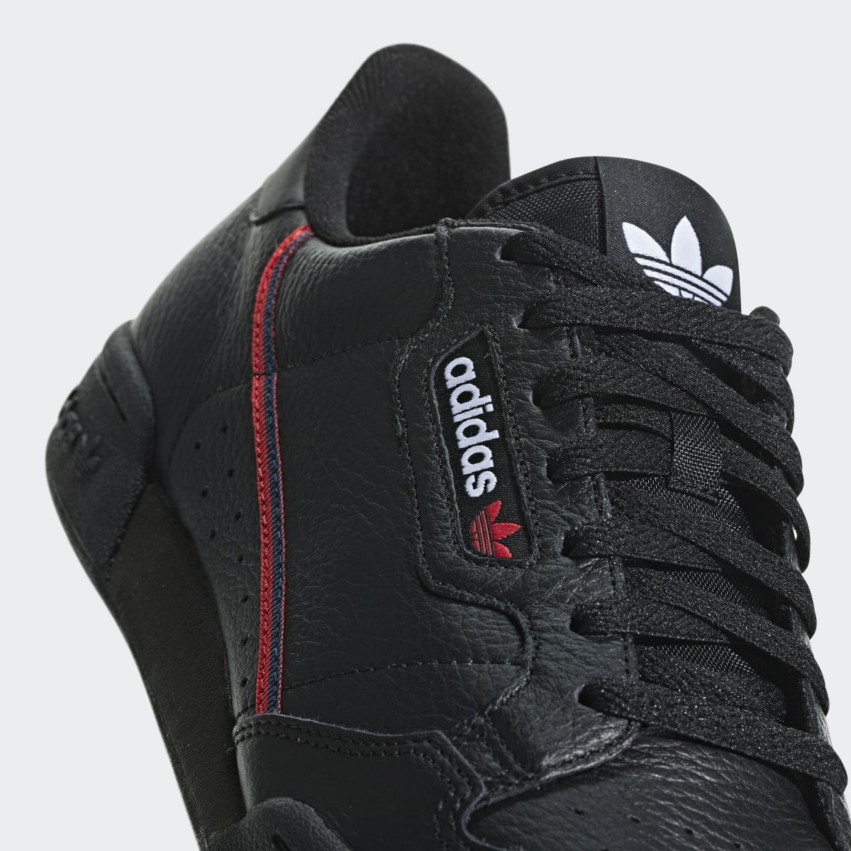 Adidas Men's Continental 80 Shoes - Core Black / Scarlet / Collegiate Navy - Image 9