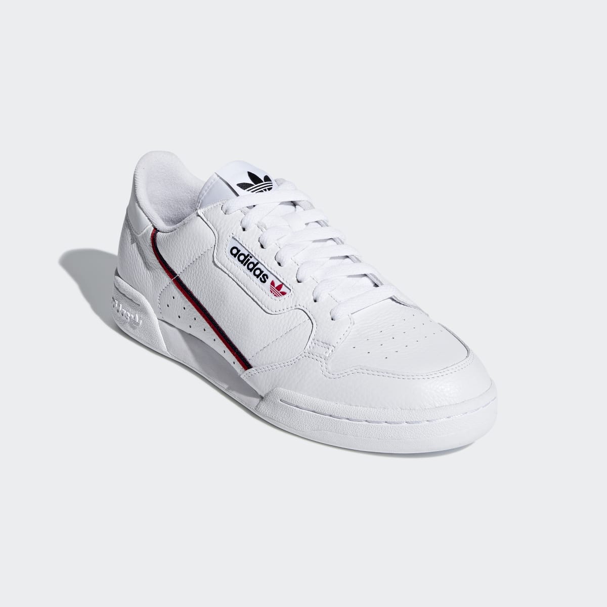 Adidas Men's Continental 80 Shoes - Cloud White / Scarlet / Collegiate Navy - Image 4