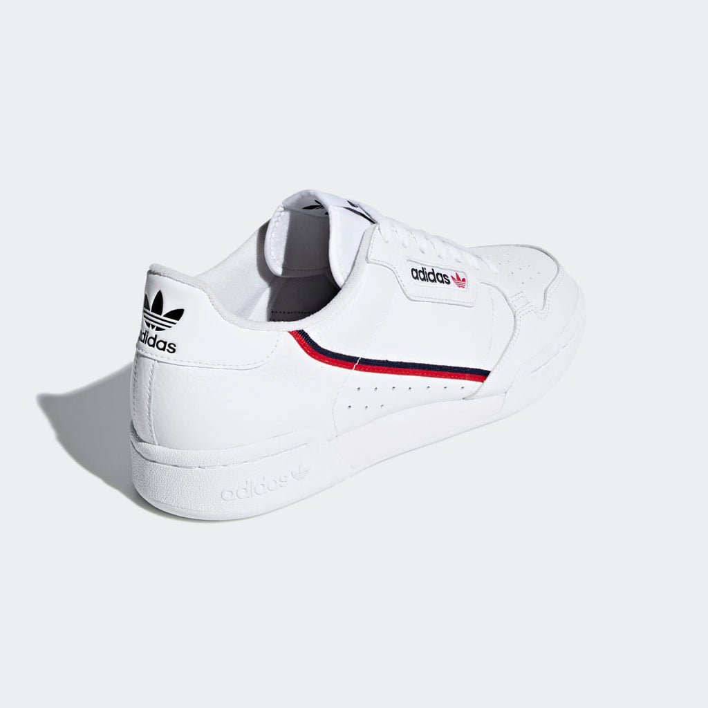 Adidas Men's Continental 80 Shoes - Cloud White / Scarlet / Collegiate Navy - Image 5