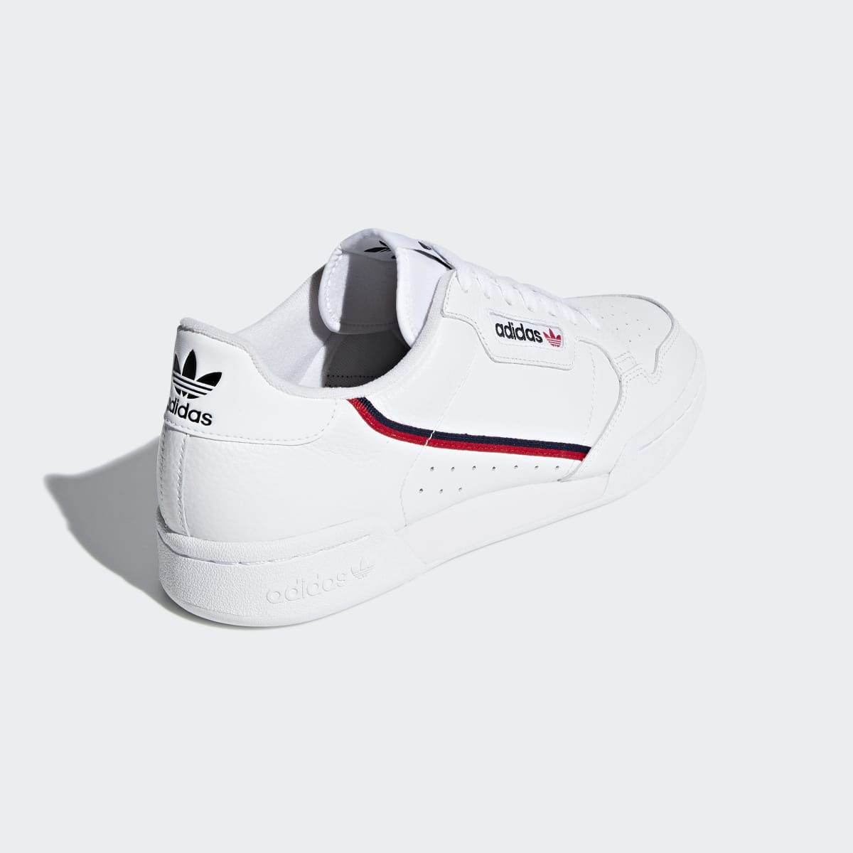 Adidas Men's Continental 80 Shoes - Cloud White / Scarlet / Collegiate Navy - Image 5