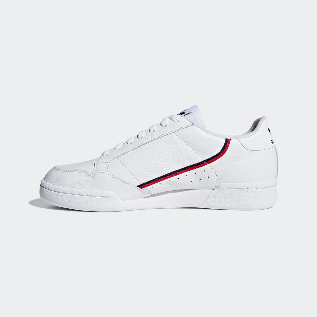 Adidas Men's Continental 80 Shoes - Cloud White / Scarlet / Collegiate Navy - Image 6