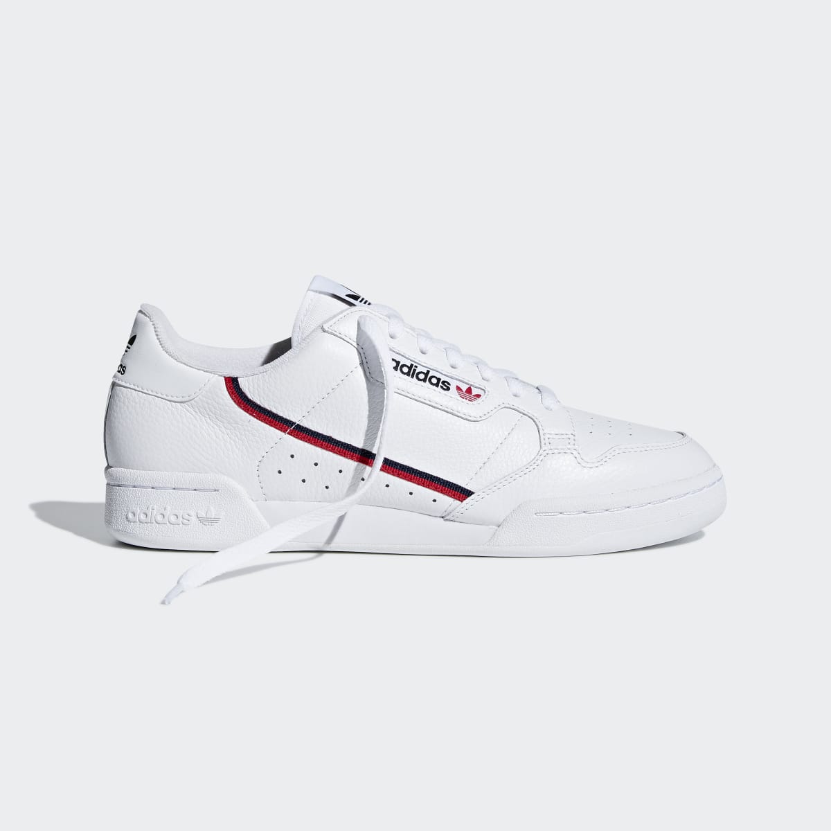 Adidas Men's Continental 80 Shoes - Cloud White / Scarlet / Collegiate Navy - Image 7