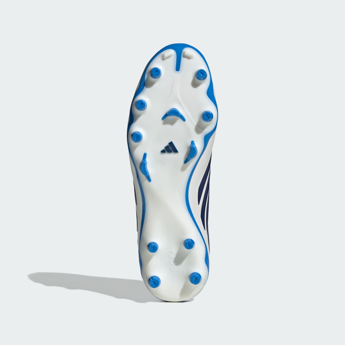 Adidas Women's Copa Pure IV League Firm Ground Soccer Cleats - Zero Metalic / Dark Blue / Lucid Ray Blue - Image 4