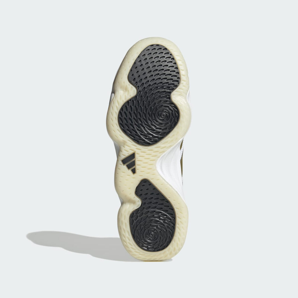 Adidas Men's Court Stabil Indoor Shoes - Cloud White / Gold Metallic / Core Black - Image 3