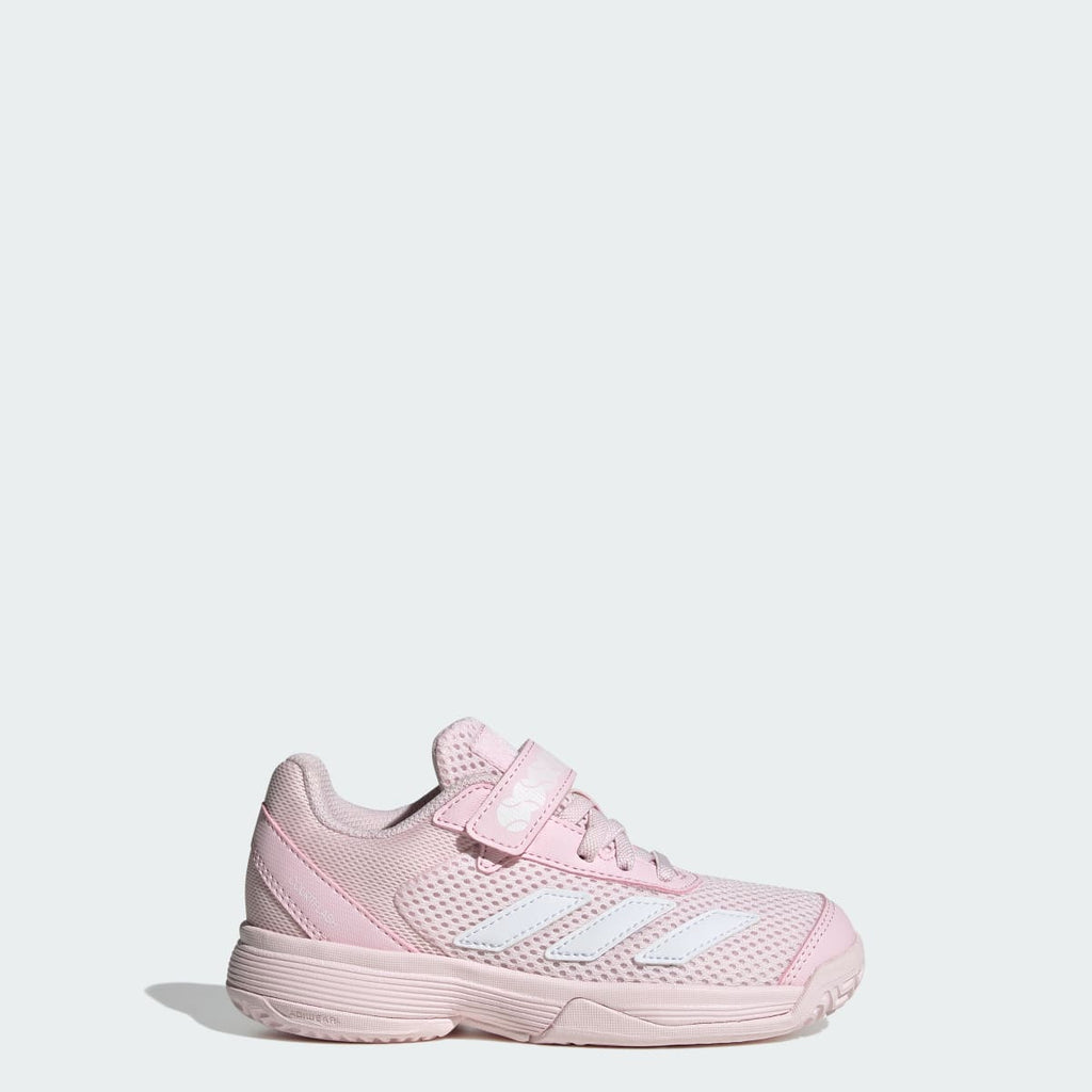 Adidas Kids' Courtflash Hook-and-Loop Tennis Shoes Kids - Distilled Pink / Cloud White / Distilled Pink - Image 1