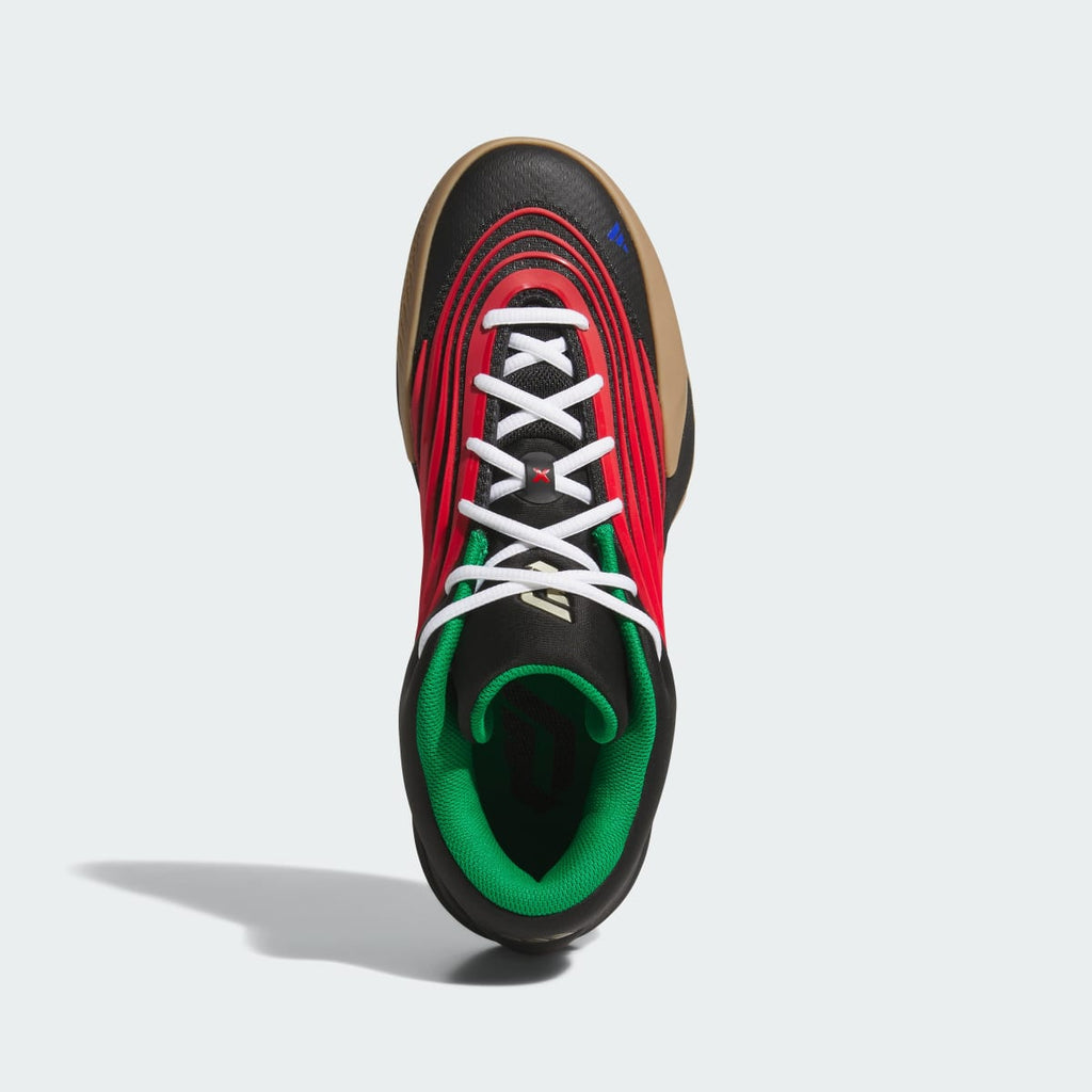 Adidas Women's DAME X Shoes - Core Black / Pure Ruby / Gum - Image 2