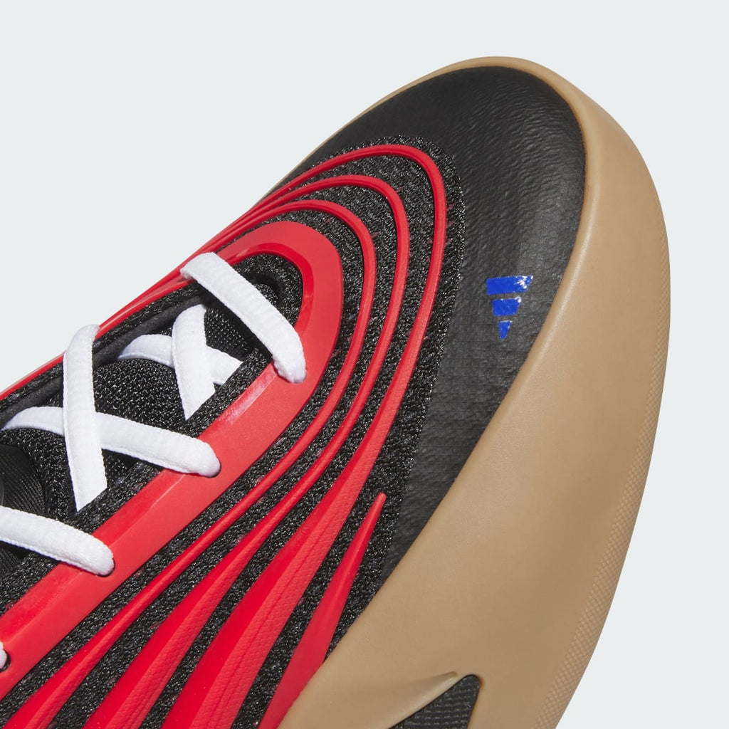 Adidas Men's DAME X Shoes - Core Black / Pure Ruby / Gum - Image 10