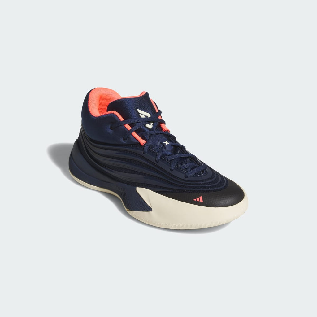 Adidas Men's DAME X Shoes - Night Indigo / Warm Vanilla / Solar Turbo - Image 4