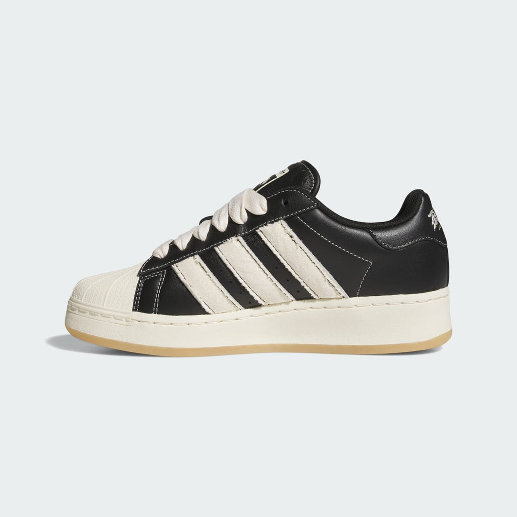 Adidas Men's DIOS SUPERSTAR XLG - Core Black / Cream White / Gold Metallic - Image 6