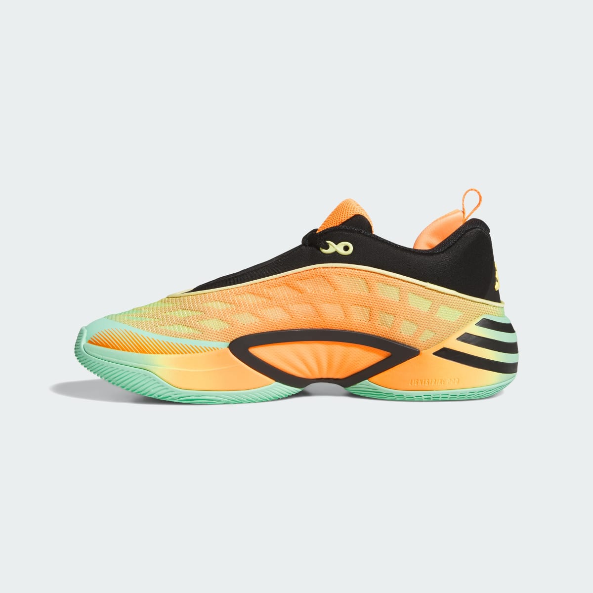 Adidas Men's DON ISSUE 8 Shoes - Lucid Tangerine / Core Black / Pulse Mint - Image 6