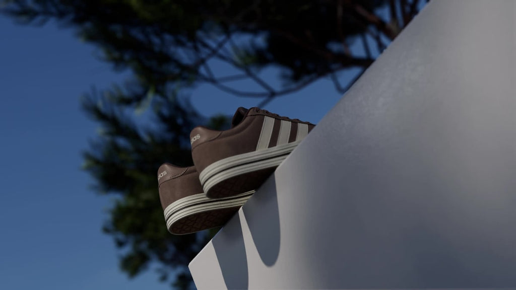 Adidas Men's Daily 4.0 Shoes - Earth Strata / Off White / Aurora Coffee - Image 2