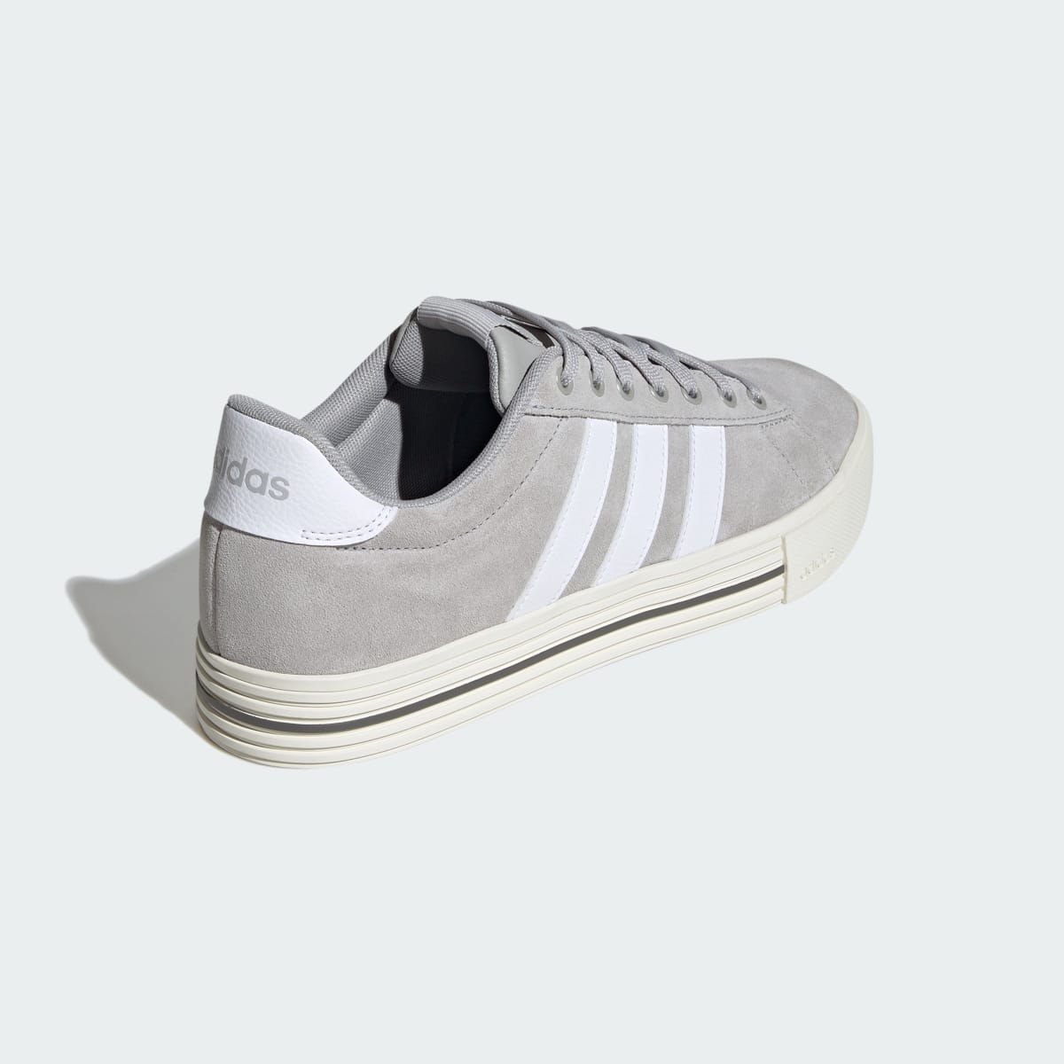 Adidas Men's Daily 4.0 Shoes - Grey Two / Cloud White / Off White - Image 5