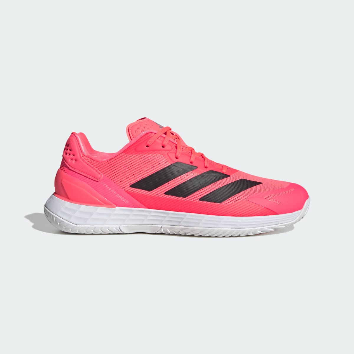 Adidas Men's Defiant Speed 2 Tennis Shoes - Solar Turbo / Core Black / Cloud White - Image 1