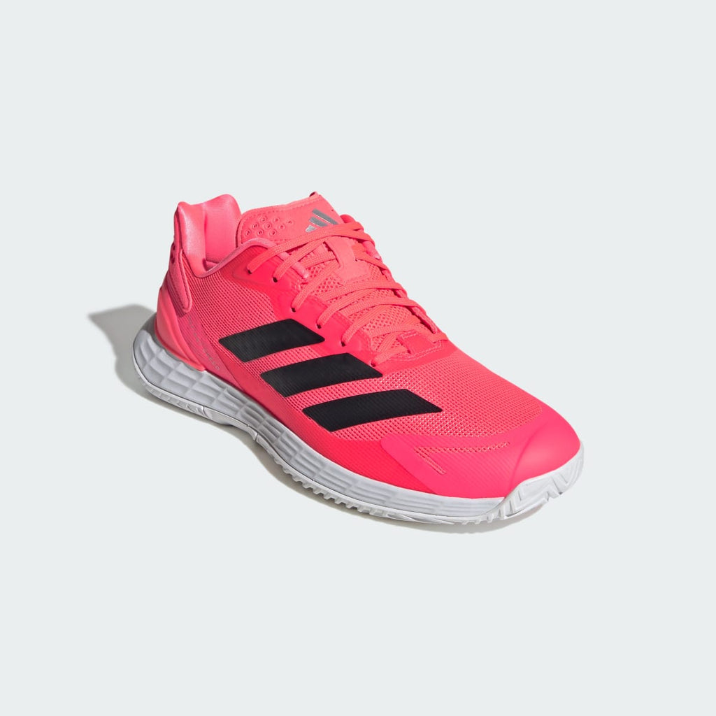 Adidas Men's Defiant Speed 2 Tennis Shoes - Solar Turbo / Core Black / Cloud White - Image 7
