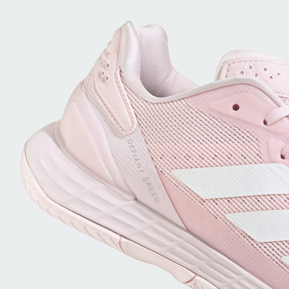 Adidas Men's Defiant Speed 2 Tennis Shoes - Distilled Pink / Cloud White / Distilled Pink - Image 12