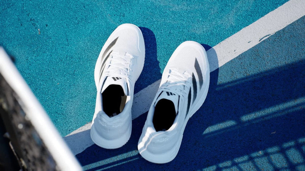 Adidas Men's Defiant Speed 2 Tennis Shoes - Cloud White / Core Black / Grey One - Image 2