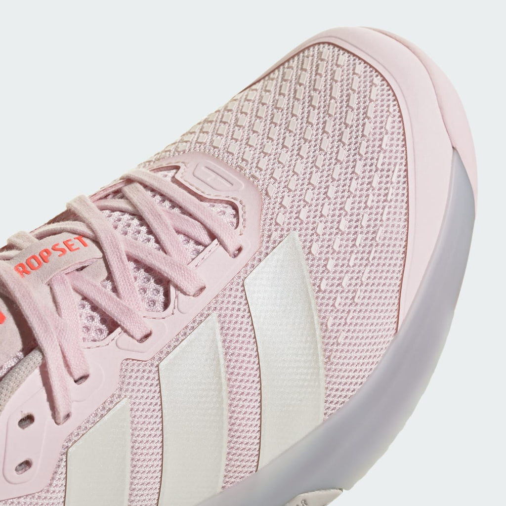 Adidas Women's Dropset 4 Power Training Shoes - Distilled Pink / Zero Metalic / Solar Turbo - Image 9