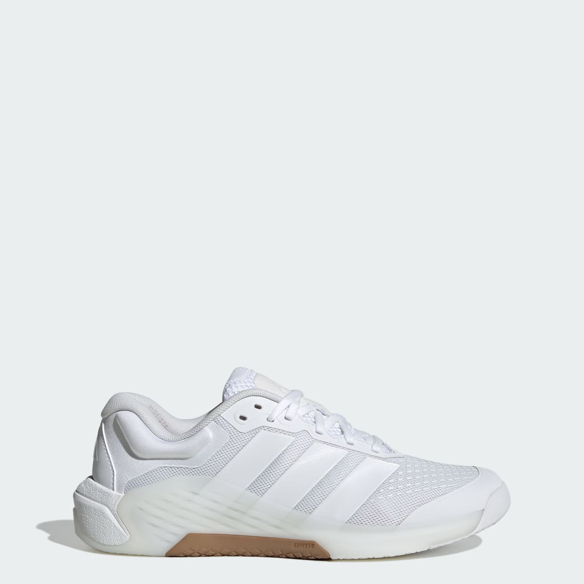 Adidas Women's Dropset 4 Power Training Shoes - Cloud White / Cloud White / Cloud White - Image 1