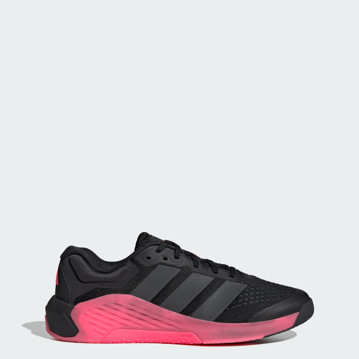 Adidas Men's Dropset 4 Training Shoes - Core Black / Grey Six / Solar Turbo - Image 1