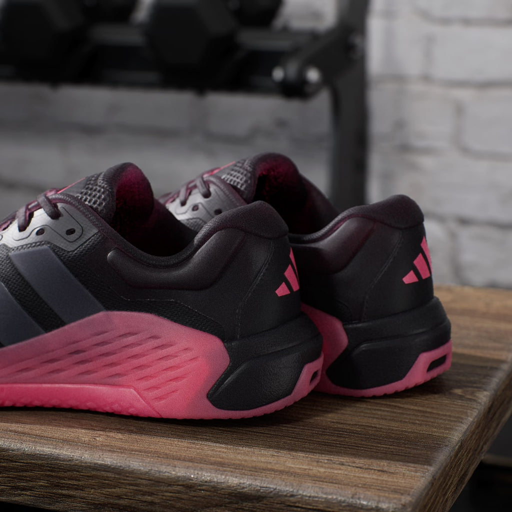 Adidas Men's Dropset 4 Training Shoes - Core Black / Grey Six / Solar Turbo - Image 10