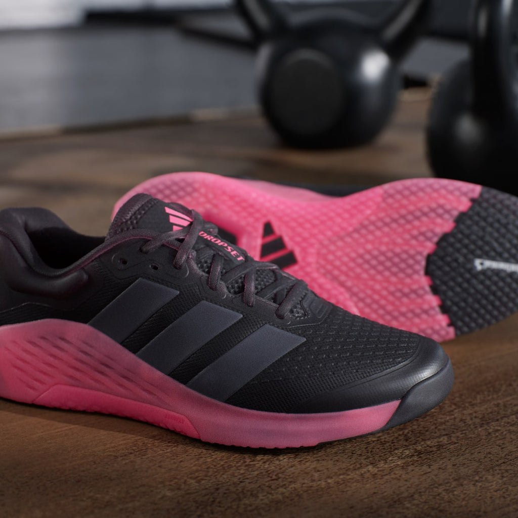 Adidas Men's Dropset 4 Training Shoes - Core Black / Grey Six / Solar Turbo - Image 11