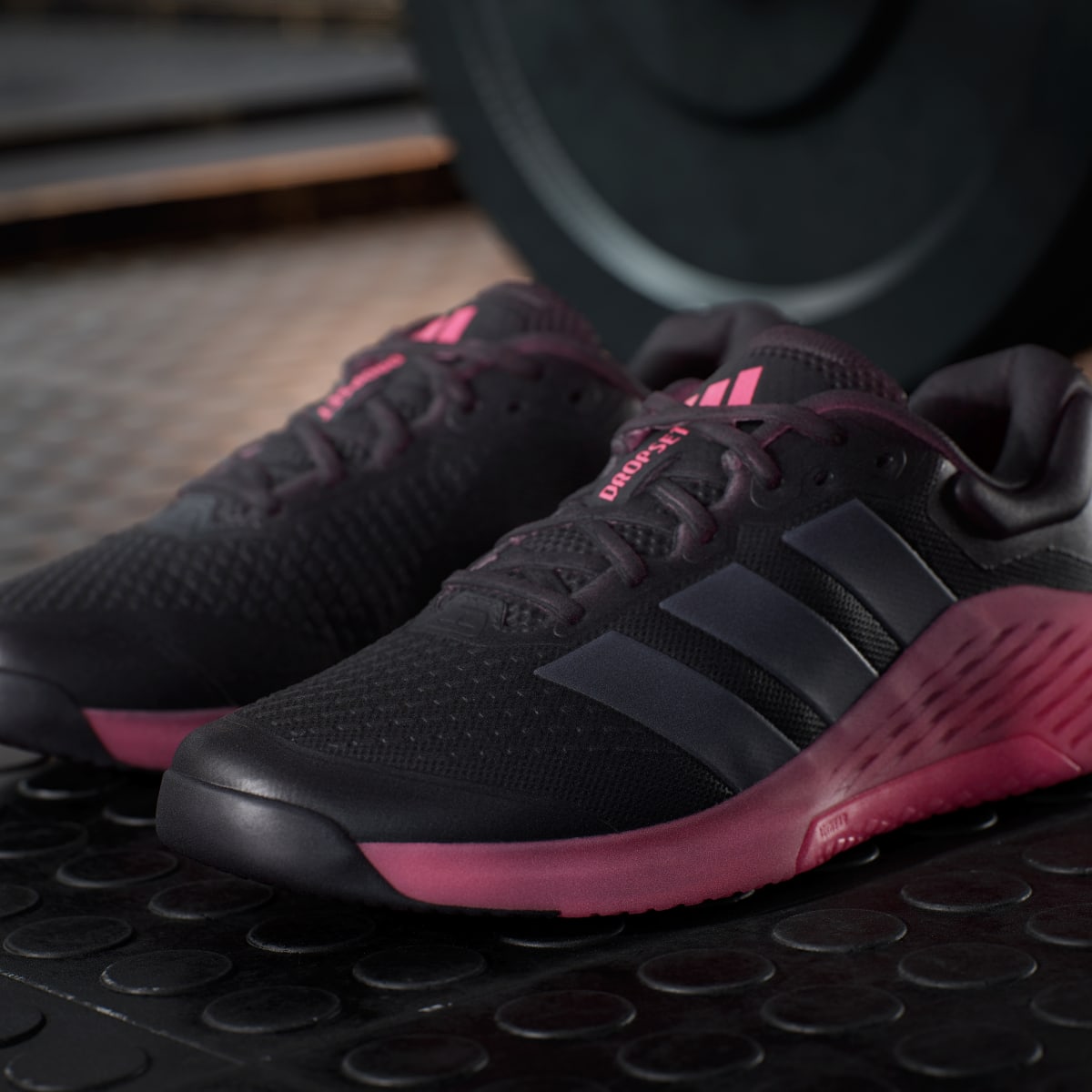 Adidas Men's Dropset 4 Training Shoes - Core Black / Grey Six / Solar Turbo - Image 9