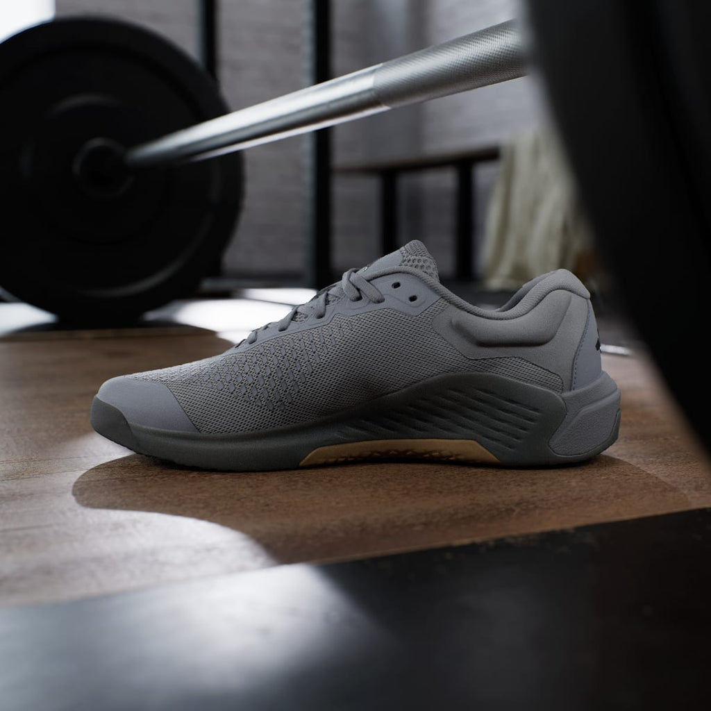 Adidas Men's Dropset 4 Training Shoes - Grey / Carbon / Grey Five - Image 7