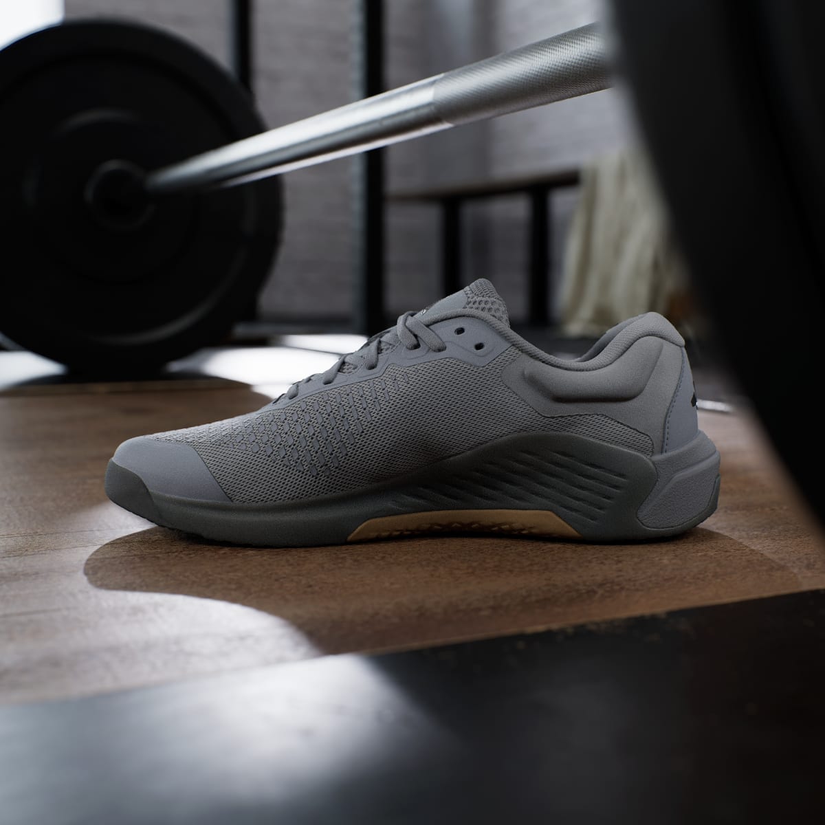 Adidas Men's Dropset 4 Training Shoes - Grey / Carbon / Grey Five - Image 7