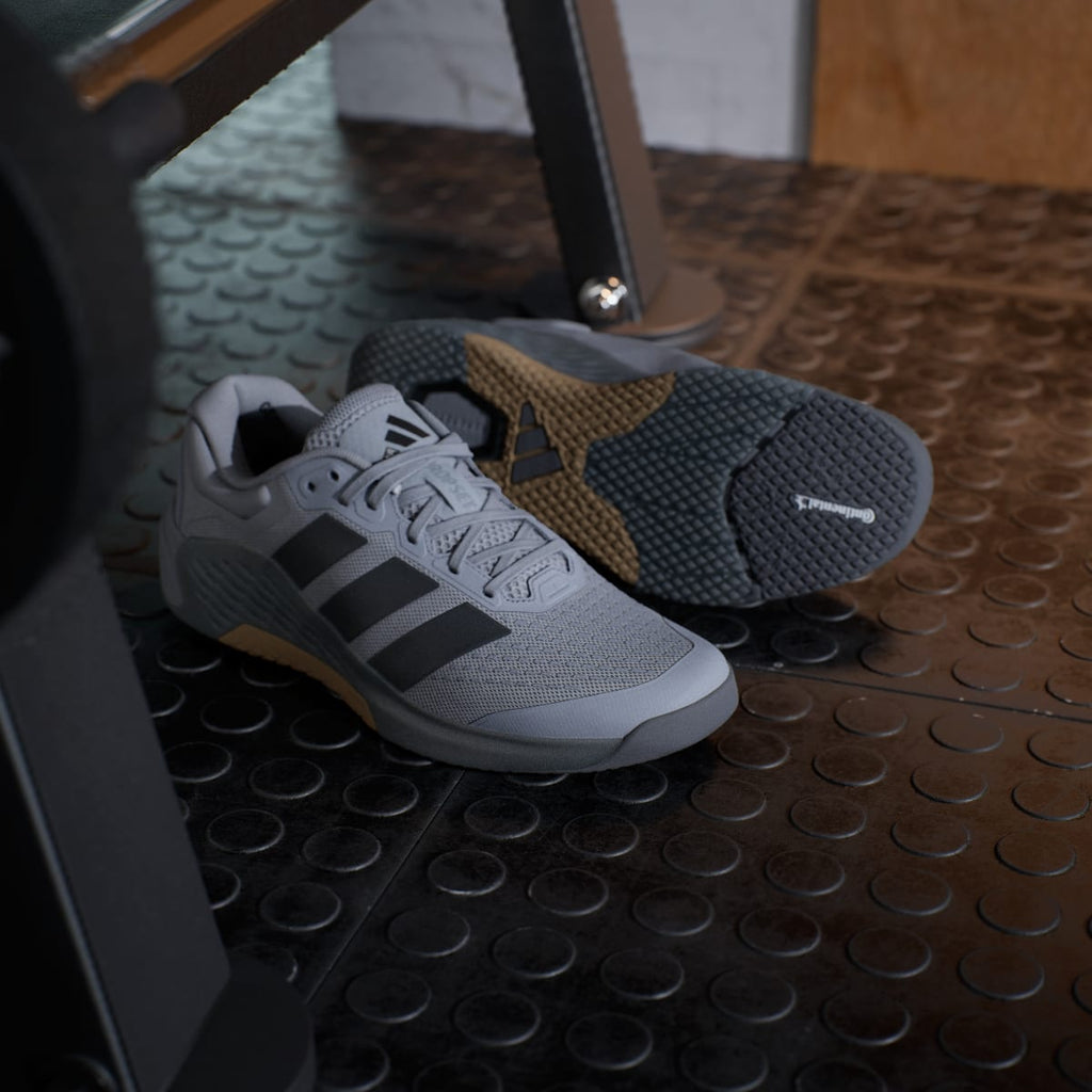 Adidas Men's Dropset 4 Training Shoes - Grey / Carbon / Grey Five - Image 8