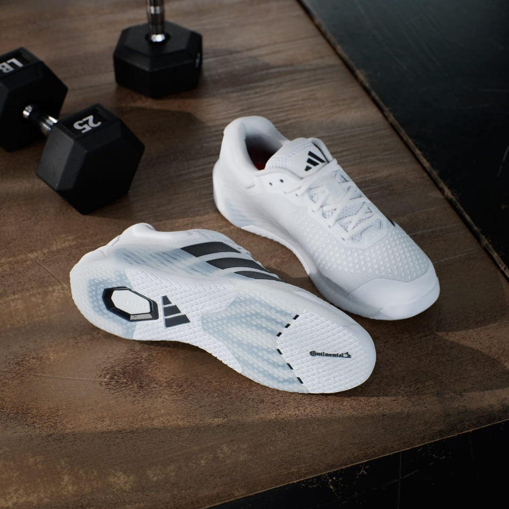 Adidas Men's Dropset 4 Training Shoes - Cloud White / Core Black / Lucid Red - Image 4