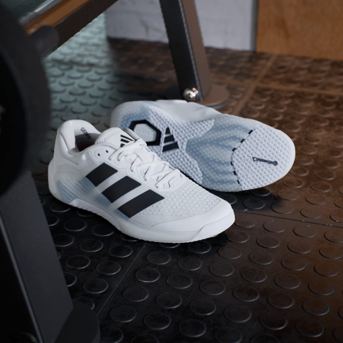Adidas Men's Dropset 4 Training Shoes - Cloud White / Core Black / Lucid Red - Image 8