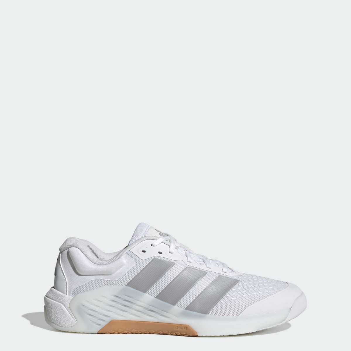 Adidas Men's Dropset 4 Training Shoes - Cloud White / Halo Silver / Cloud White - Image 1