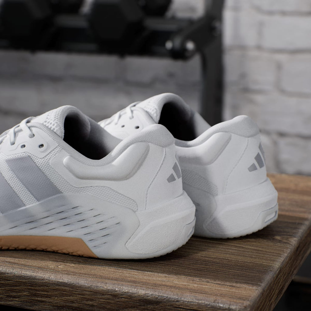 Adidas Men's Dropset 4 Training Shoes - Cloud White / Halo Silver / Cloud White - Image 10