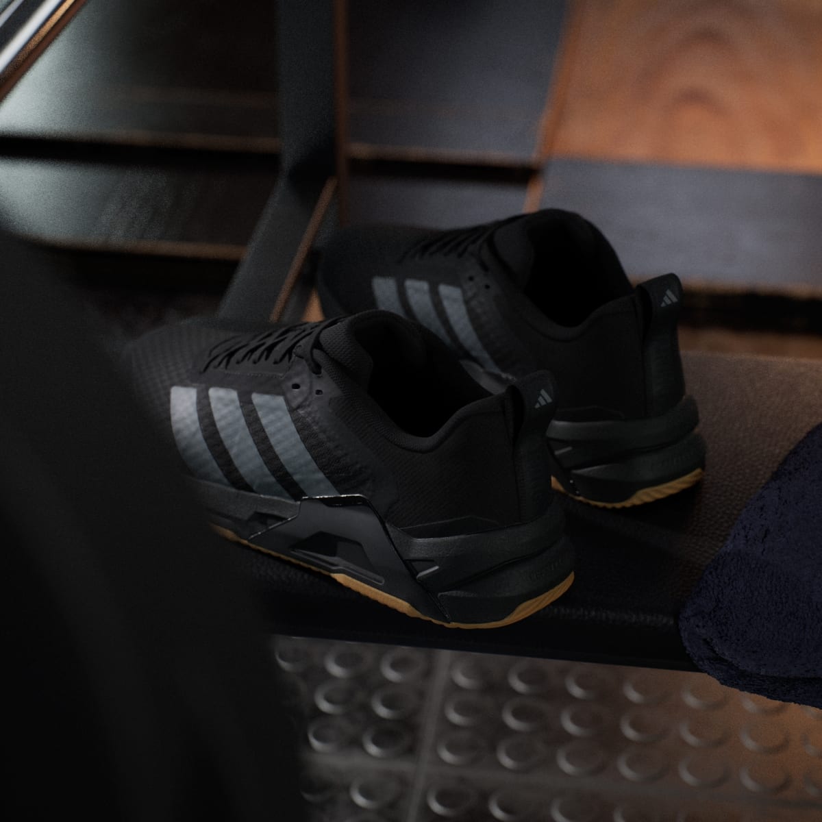 Adidas Men's Dropset Control Training Shoes - Core Black / Grey Four / Core Black - Image 6