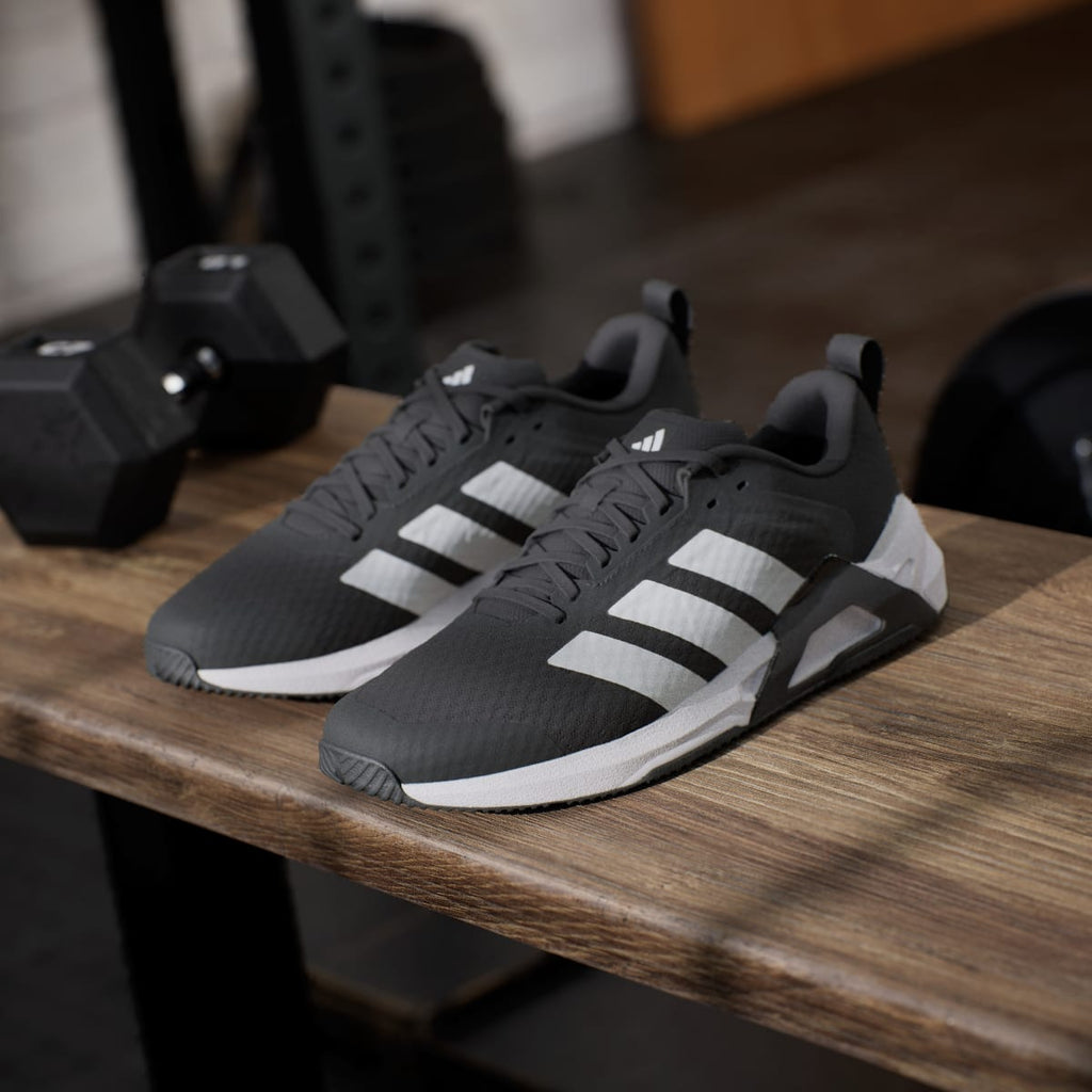 Adidas Men's Dropset Control Training Shoes - Core Black / Cloud White / Lucid Red - Image 5