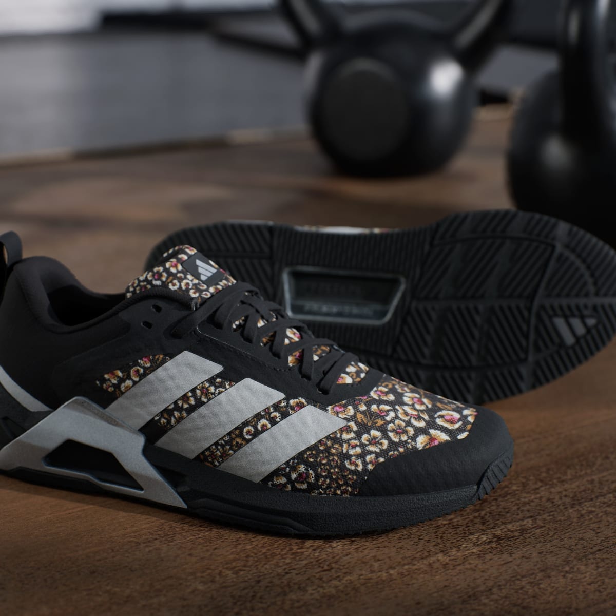 Adidas Women's Dropset Control Training Shoes - Core Black / Tech Grey Metallic / Cloud White - Image 10