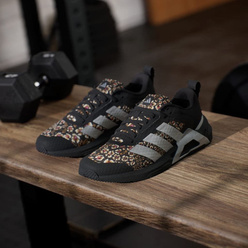 Adidas Women's Dropset Control Training Shoes - Core Black / Tech Grey Metallic / Cloud White - Image 4