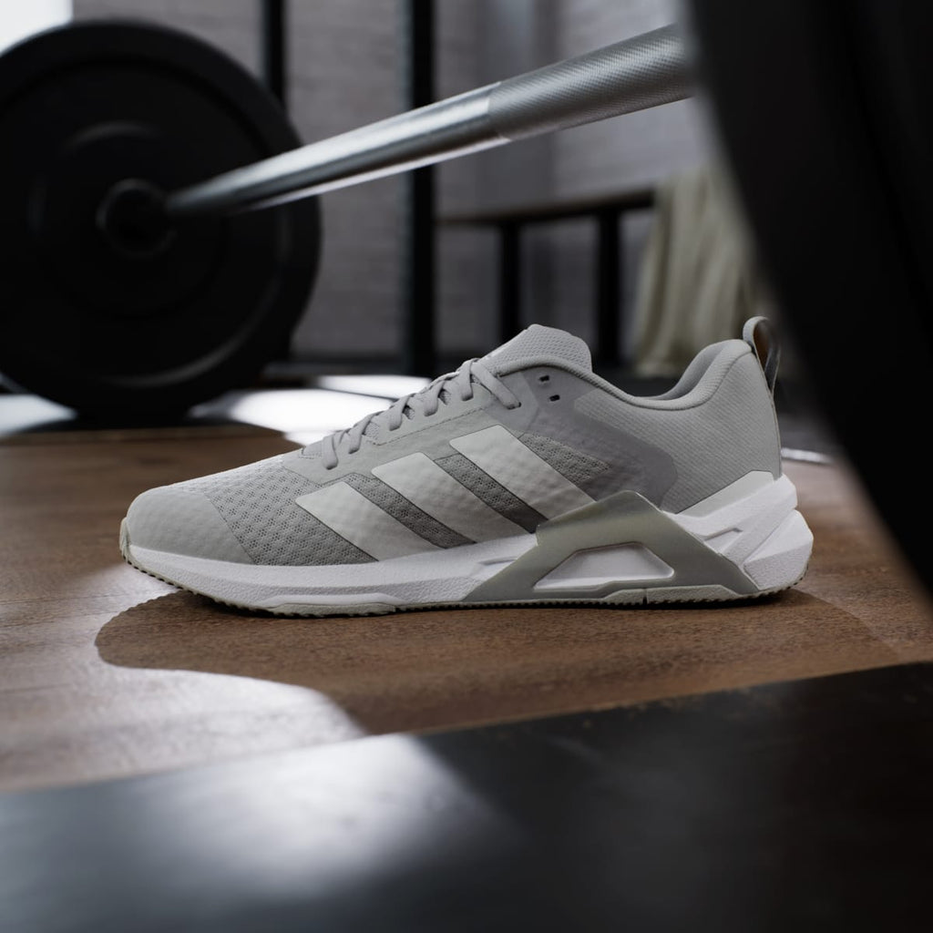 Adidas Men's Dropset Control Training Shoes - Grey Two / Cloud White / Cloud White - Image 7