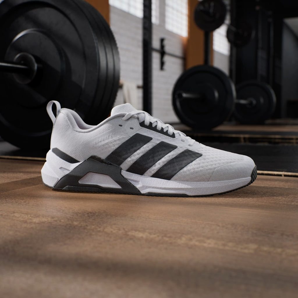 Adidas Men's Dropset Control Training Shoes - Cloud White / Core Black / Lucid Red - Image 3