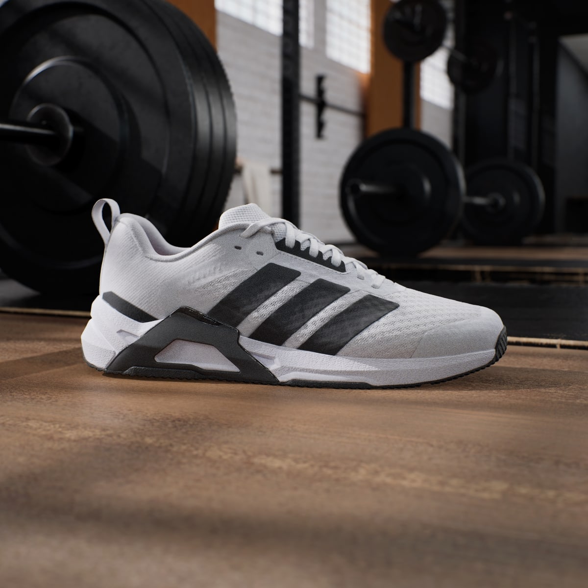 Adidas Men's Dropset Control Training Shoes - Cloud White / Core Black / Lucid Red - Image 3