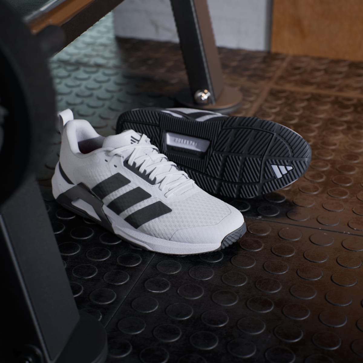 Adidas Men's Dropset Control Training Shoes - Cloud White / Core Black / Lucid Red - Image 8