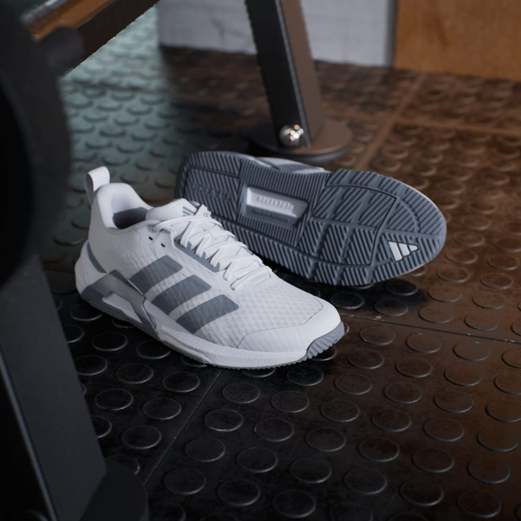 Adidas Women's Dropset Control Training Shoes - Cloud White / Grey / Lucid Red - Image 8