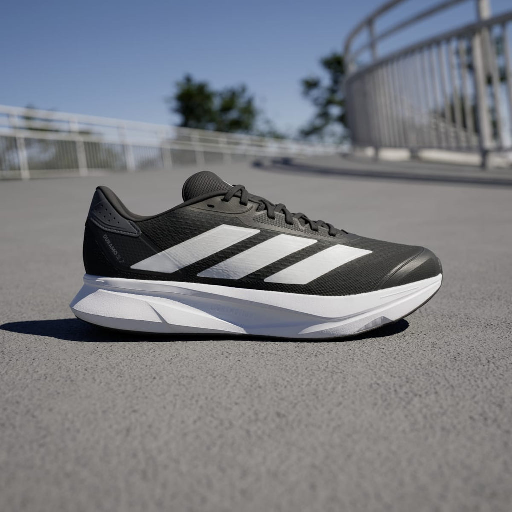 Adidas Men's Duramo SL 2 Wide Running Shoes - Core Black / Cloud White / Grey Five - Image 3